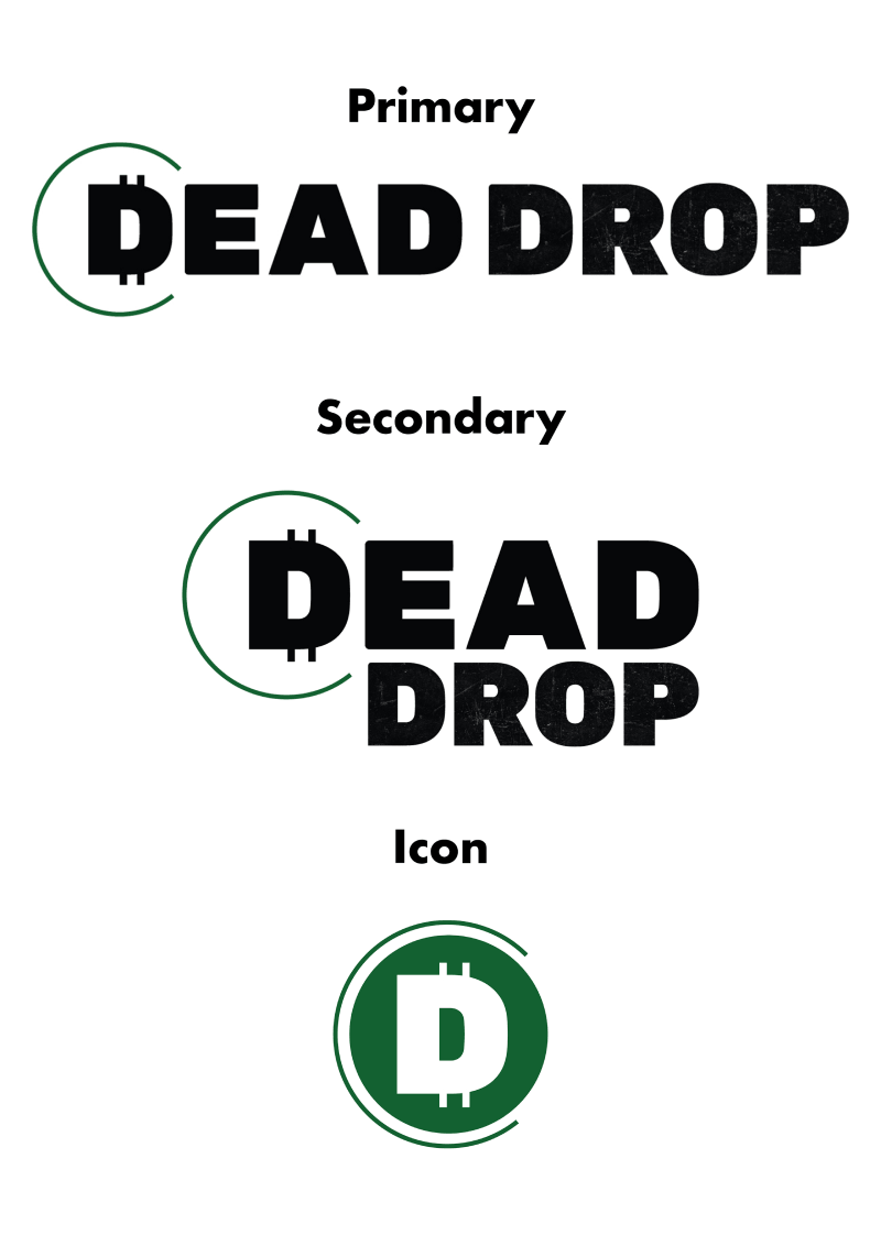 Dead Drop logo suite